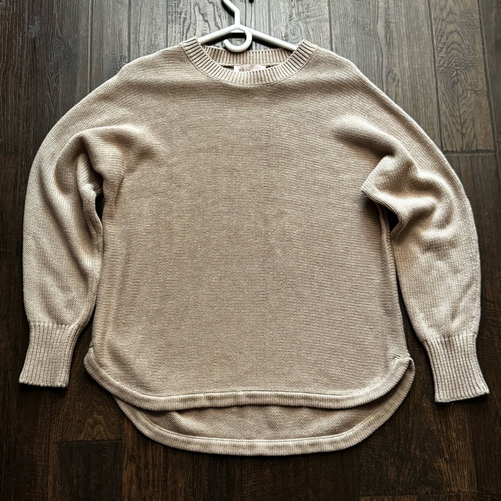 Philosophy Sweater Crewneck Knit 100% Cotton